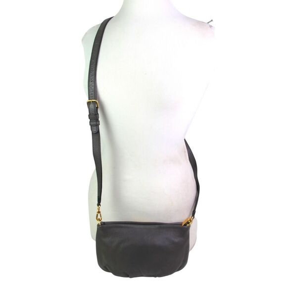 Marc by Marc Jacobs TAUPE BROWN REAL LEATHER X-BODY SHOULDER BAG CLUTCH PURSE - Picture 6 of 16